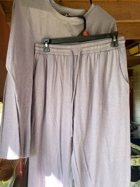 Relaxed Lavender Jumpsuit - Women's Soft Lounge Romper